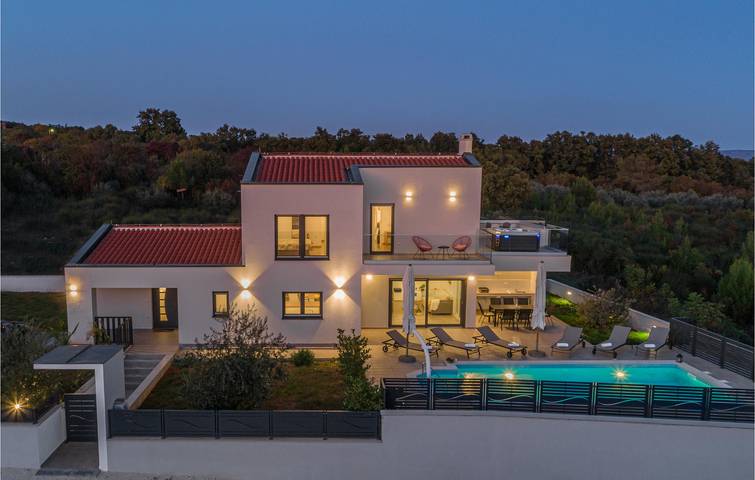 Ferienwohnung mit Meerblick, Pool, Terrasse und WLAN in der Nähe von Krnica in Krnica, Marčana