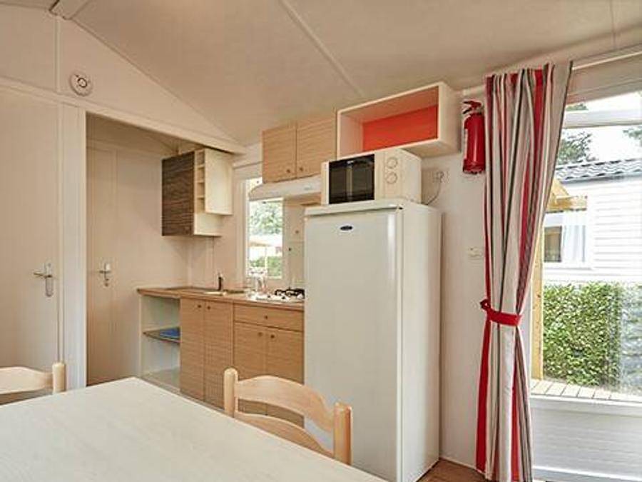 Camping Le Ried   - Stacaravan 2 personen - Mobile-home | Klassiek | 1 Slaapkamers | 2 Pers. | Verhoogd terras | 1 badkamer | Tv in Boofzheim, Regio Sélestat-Erstein
