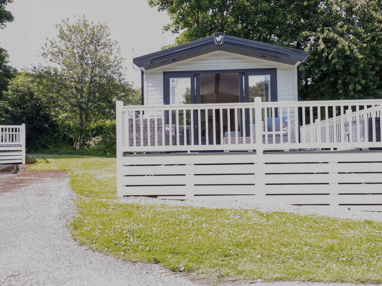Wohnwagen für 4 Personen mit Garten in Cornwall
