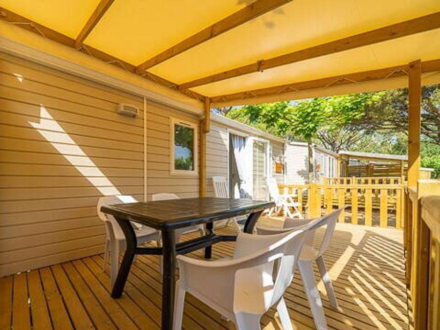 Camping Playa Brava - Mobilhome 4 personnes - Mobil-home | Comfort | 2 Ch. | 4 Pers. | Terrasse surélevée | Clim. in Pals, Costa Brava