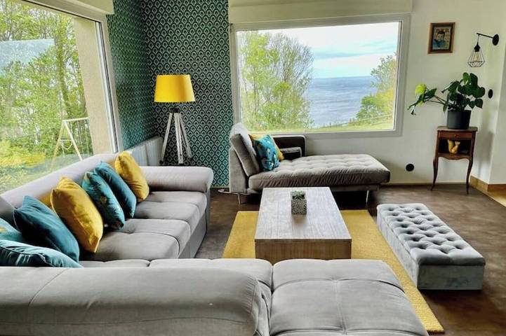 Maison de vacances pour 10 personnes, avec jardin ainsi que terrasse et jacuzzi à Urville-Nacqueville