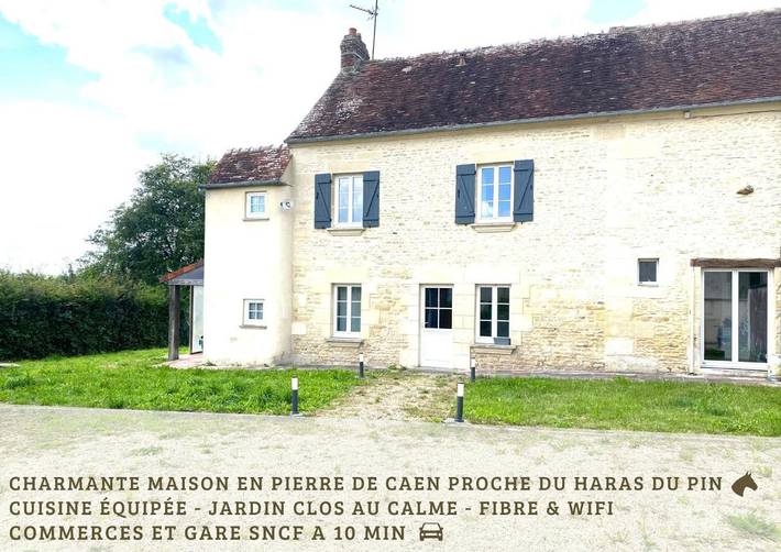 Gîte pour 5 personnes, avec terrasse ainsi que jardin et vue à Silly-en-Gouffern