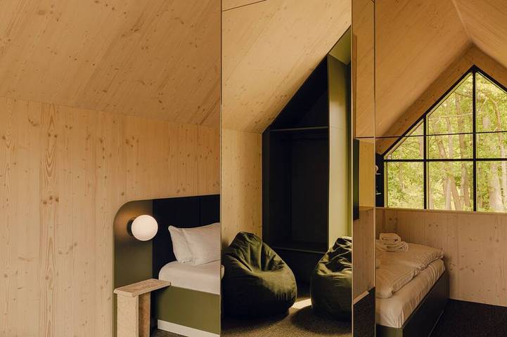 Chalet für 4 Personen, mit Garten und Sauna sowie Terrasse in Fürstenberg/Havel - 4