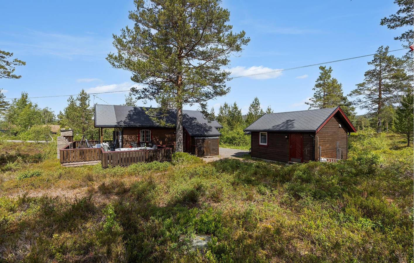 Ferienhaus für 5 Personen mit Terrasse in Nissedal