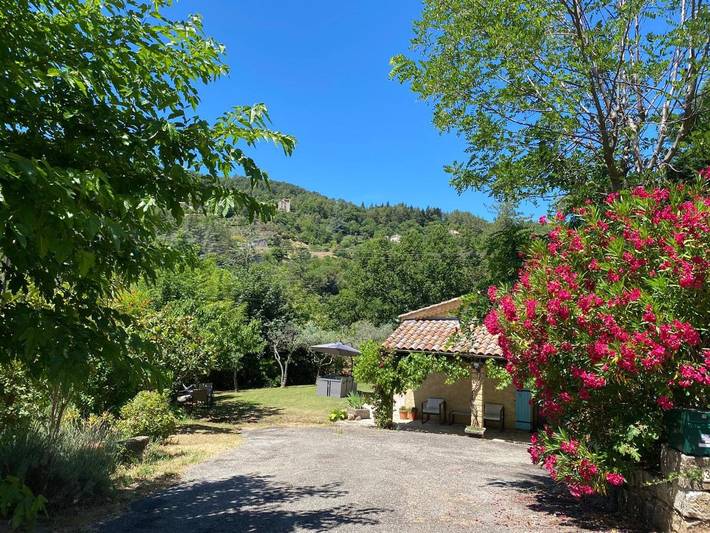 Ferienhaus für 6 Personen, mit Terrasse und Garten sowie Ausblick