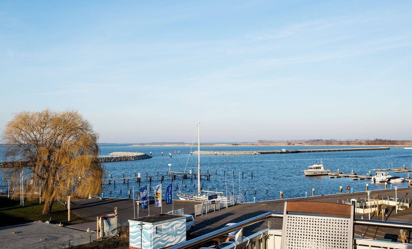 Ganze Wohnung, Darßblick, Penthouse-Wohnung für 4 Personen mit Meerblick in Barth und Fahrstuhl in Barth, Vorpommern
