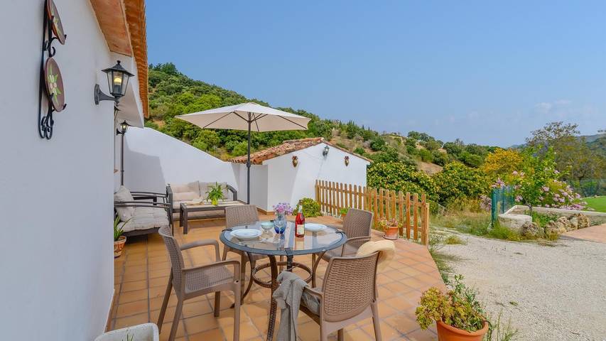 Chalet para 2 personas, con piscina y balcón/terraza en Parque natural de Los Alcornocales - 4