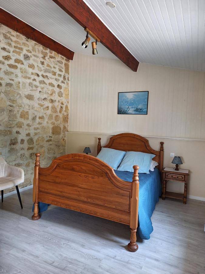 Location de vacances pour 4 personnes, avec piscine ainsi que jardin et vue à Mérignas - 4