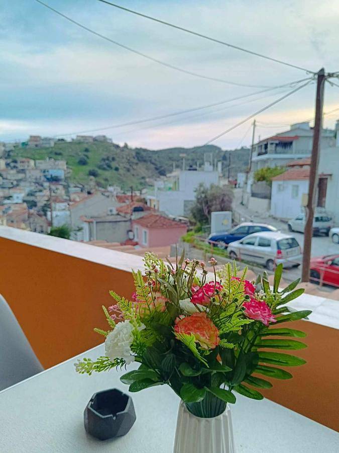 Vakantieappartement voor 2 personen, met uitzicht en balkon in Lesbos