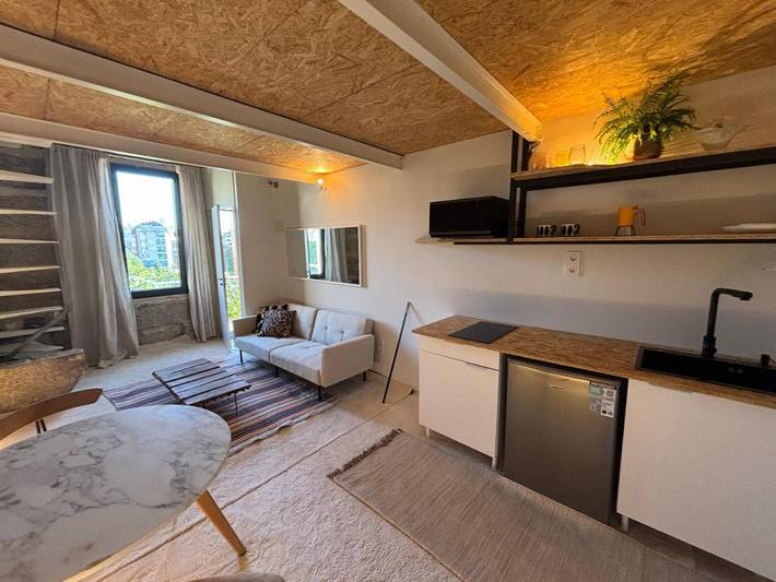 Gîte pour 2 personnes, avec jardin et vue à Vigo