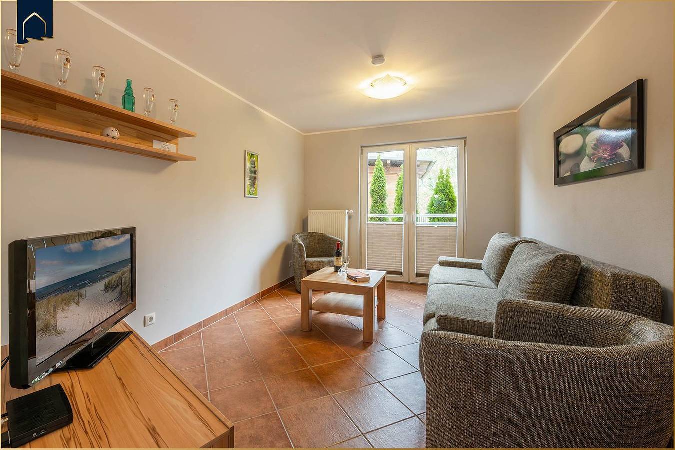 Appartement entier, Appartement de vacances pour 4 personnes avec terrasse in Drei Kaiserbäder, Heringsdorf