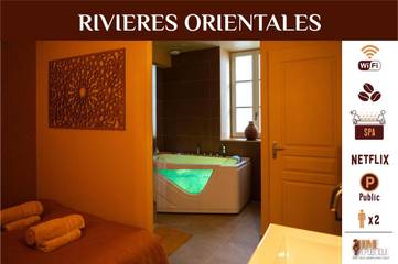 Gîte pour 2 personnes, avec jacuzzi à Cravant