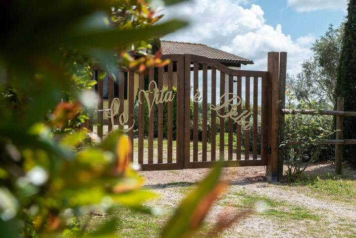 Zakwaterowanie u rodziny goszczącej dla 3 osób, z basen i widok oraz ogród, zwierzęta dozwolone w Marta