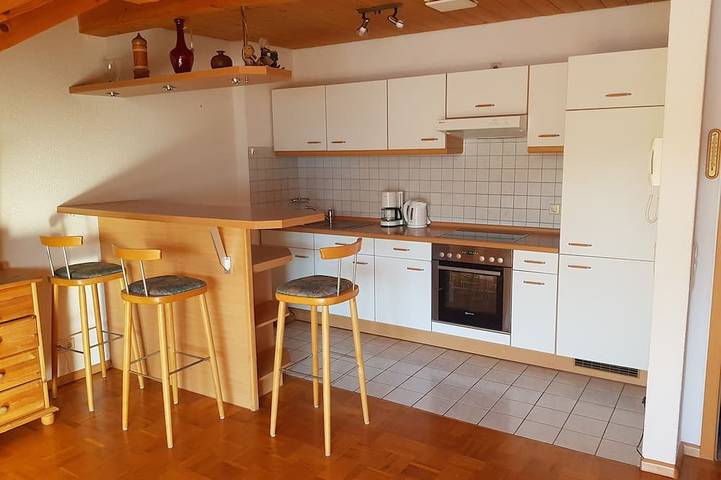 Ganze Wohnung, Panoramablick über Titisee-Neustadt in  2-Zimmer Dachgeschoss Wohnung mit Balkon in Neustadt (Titisee-Neustadt), Titisee-Neustadt