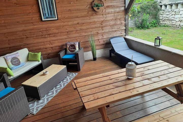 Gîte pour 4 personnes, avec jardin