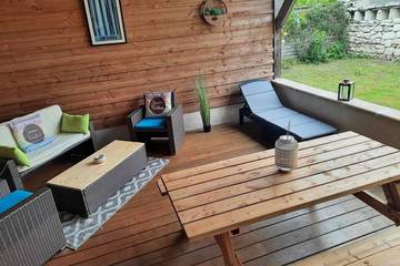 Gîte pour 4 personnes, avec jardin à Brain-sur-Allonnes