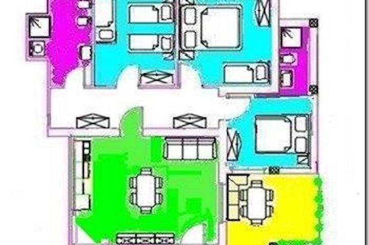 Holiday apartment for 9 people, with balcony, with pets - 1