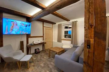 Ferienhaus für 8 Personen, mit Garten und Sauna, mit Haustier in Neu Bartelshagen