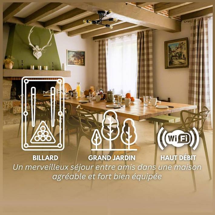 Maison de vacances pour 6 personnes, avec jardin et terrasse - 1