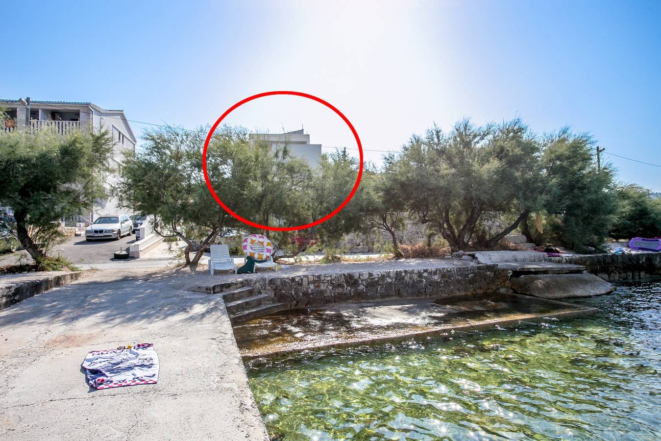 Ganze Wohnung, 1-Zimmer-Ferienwohnung am Strand Slatine, Ciovo A-23332-e in Slatine, Ciovo