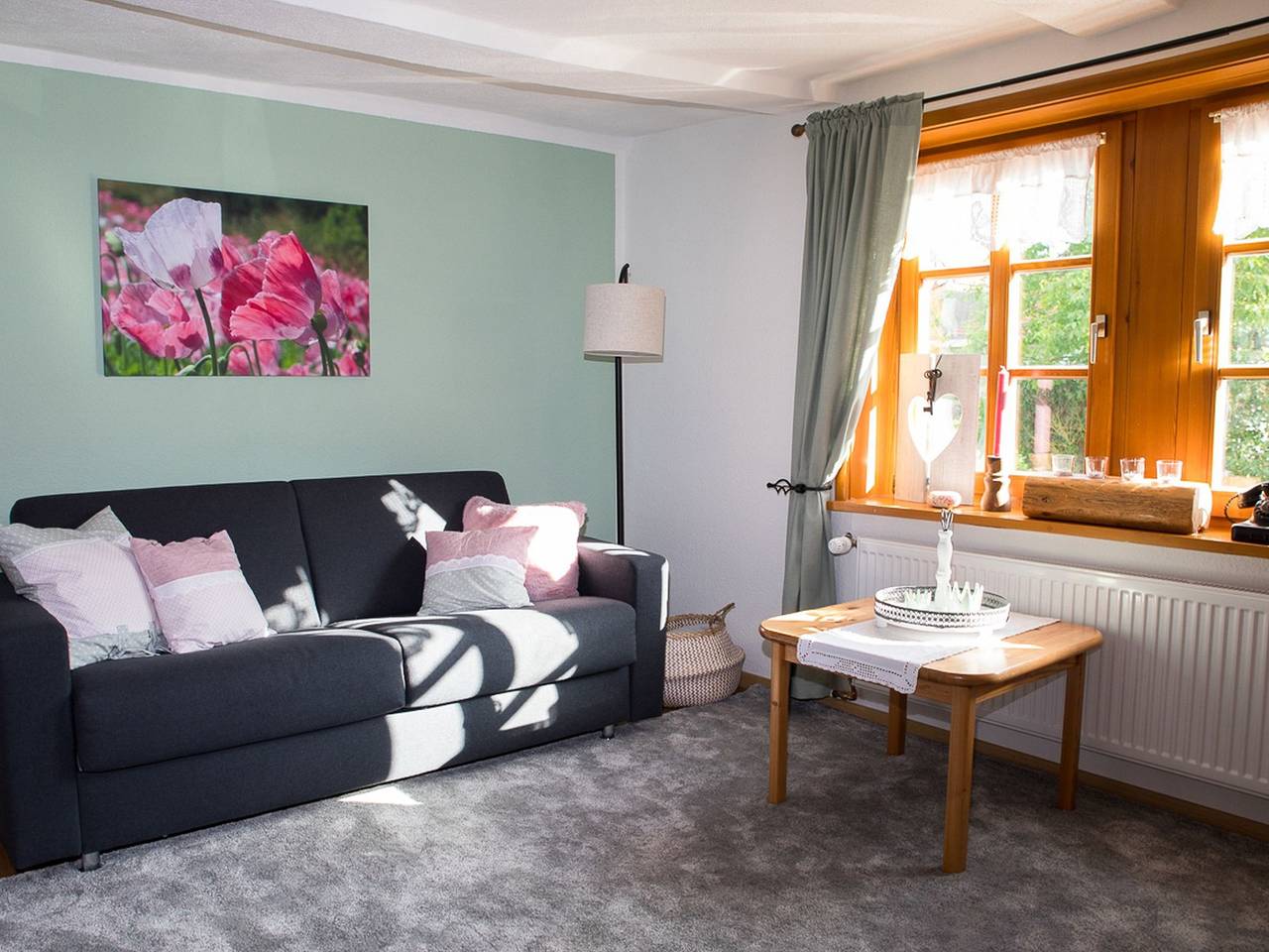 Ganze Wohnung, Ferienwohnung 'Fachwerktraum Im Hof' mit gemeinsamer Terrasse, gemeinsamem Garten und Wi-Fi in Alheim, Hessisches Bergland