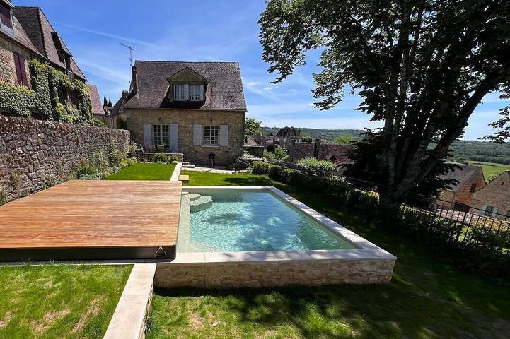 Maison de vacances pour 6 personnes, avec terrasse et jardin à Domme