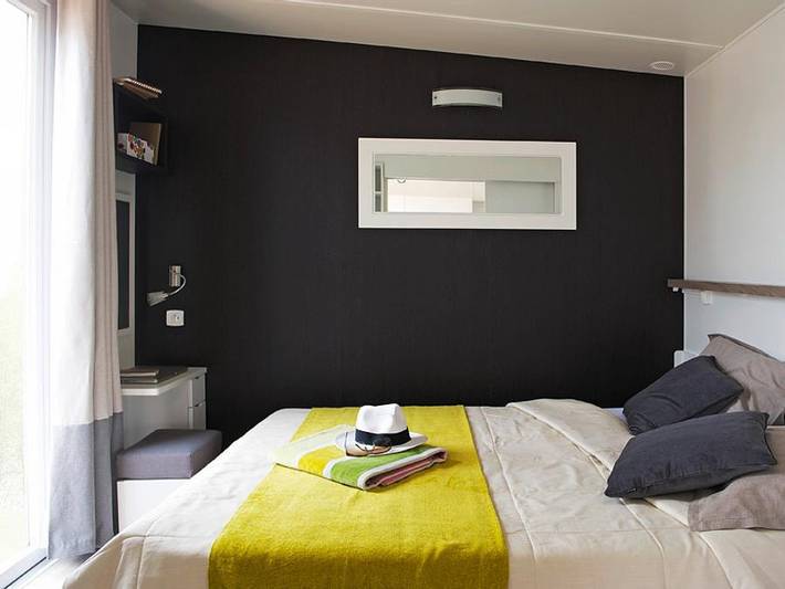 Domaine La Roche D’Ully - Mobilheim 5 personen - Cottage Vesontio Prestige - 36m2 - 2 Zimmer, 2 Bäder in Ornans, Französischer Jura