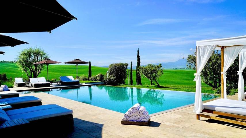 Chambre d’hôte pour 2 personnes, avec jardin ainsi que vue et piscine, animaux acceptés à Pienza - 2