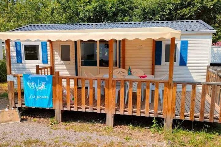 Camping voor 8 personen, met huisdier in Bauduen