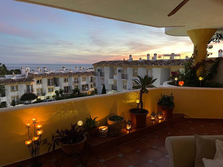 Vakantieappartement voor 6 personen, met balkon en zwembad in Urbanizacion Calahonda