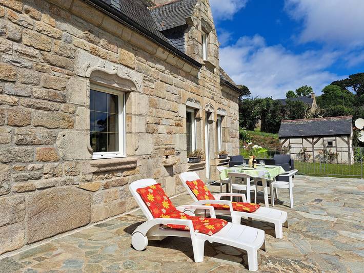 Casa de Granito en Bretaña con Vista al Mar in Saint-Pol-de-Léon, Ceinture Dorée
