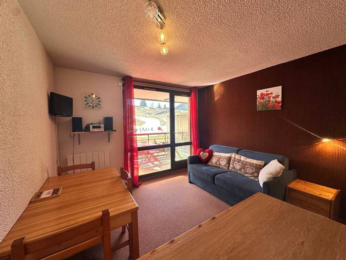 Studio pour 4 personnes, avec terrasse, animaux acceptés à Villard-de-Lans