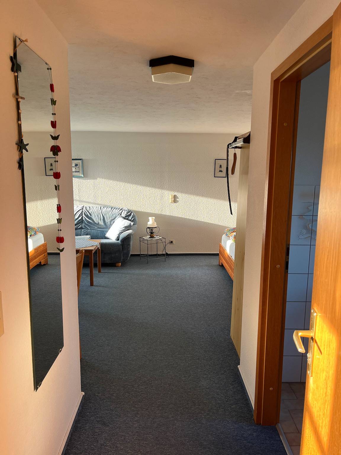 Ganze Wohnung, Apartment „Fewo Weitblick“ mit Seeblick, Gemeinschaftsgarten und Wlan in Pellworm, Nordfriesland