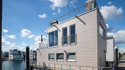 Boot für 4 Personen, mit Sauna und Terrasse sowie Garten in Olpenitz