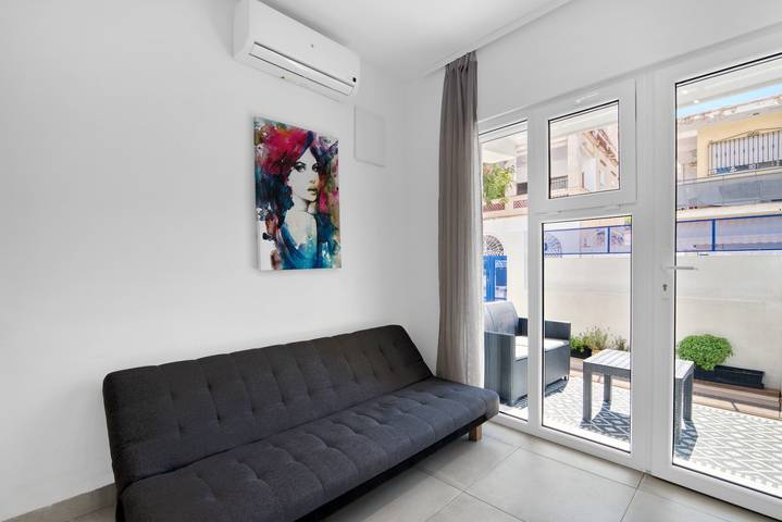Apartamento entero, Apartamento vacacional "Soleole2" con terraza compartida y Wi-Fi in Platja Nord de Gandia (Gandia), Playa de Gandía