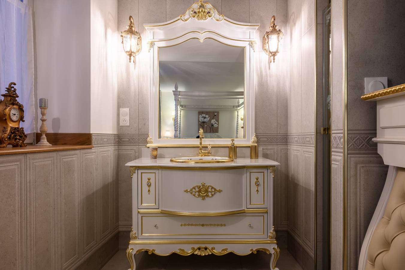 Bed and Breakfast „Demeure D'antan – Zimmer Romance“ mit Terrasse, Garten & Wlan in Beblenheim, Rappoltsweiler und Umgebung