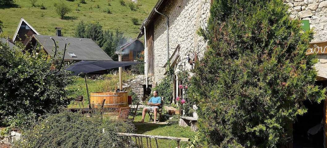 Gîte pour 6 personnes, avec jardin et sauna, animaux acceptés à Gresse-en-Vercors - 2