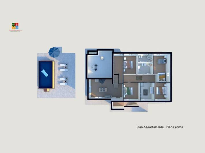 Ferienhaus für 14 Personen, mit Terrasse und Garten, mit Haustier in Fermo - 3