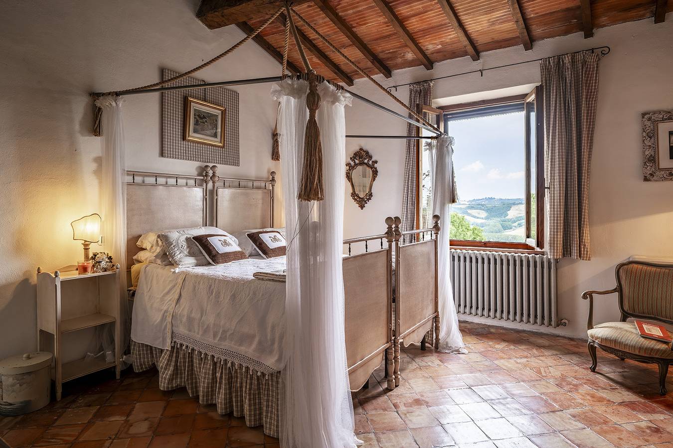 Villa für 12 Personen mit Ausblick in Buonconvento, Siena Provinz