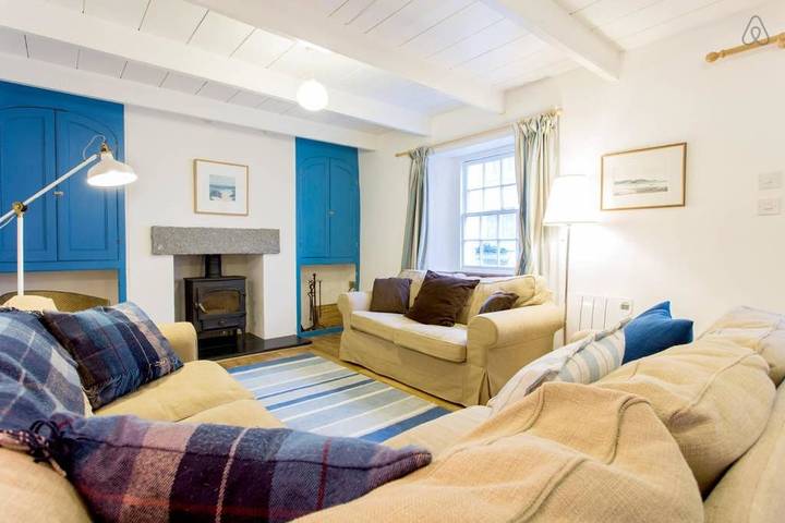Holiday rental for 6 people, with Balcony and Terrace as well as Garden and View in St Mawes