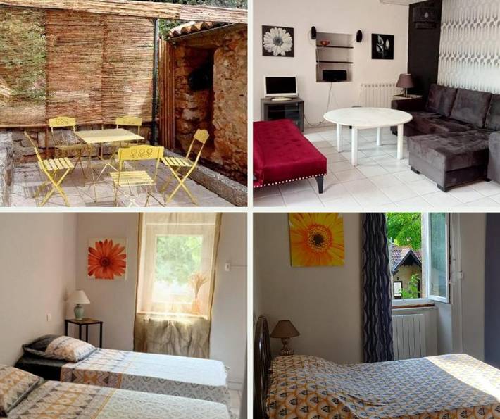 Gîte pour 4 personnes, avec piscine ainsi que jardin et vue à Alet-les-Bains - 2