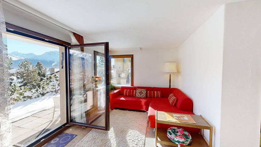 Ferienwohnung für 4 Personen, mit Terrasse in Samedan - 3