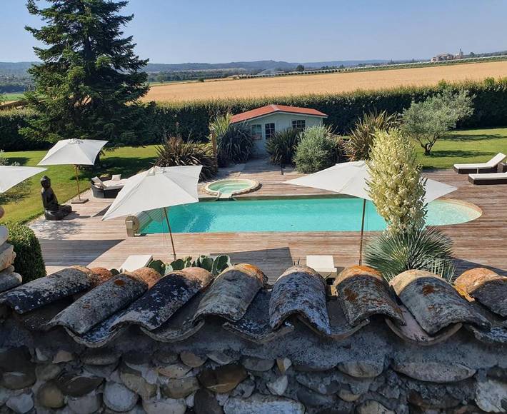 Gîte pour 4 personnes, avec jardin ainsi que vue et piscine, animaux acceptés à Les Mées - 2