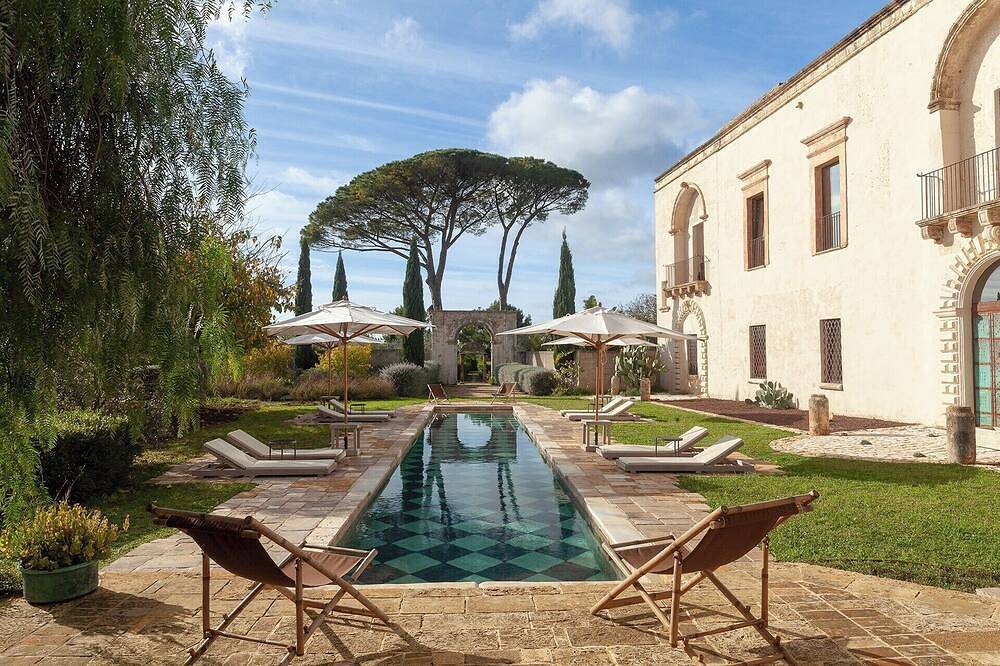 Casino Doxi Stracca - Sieben Schlafzimmer Villa, Schläft 14 in Alezio, Golf von Tarent