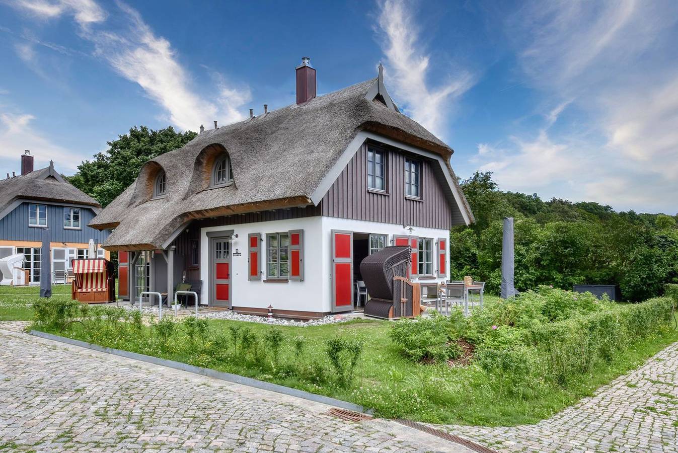Neu gebaut, modern, exklusiv – das beschreibt das Feriendorf Klein Stresow in Klein Stresow, Putbus