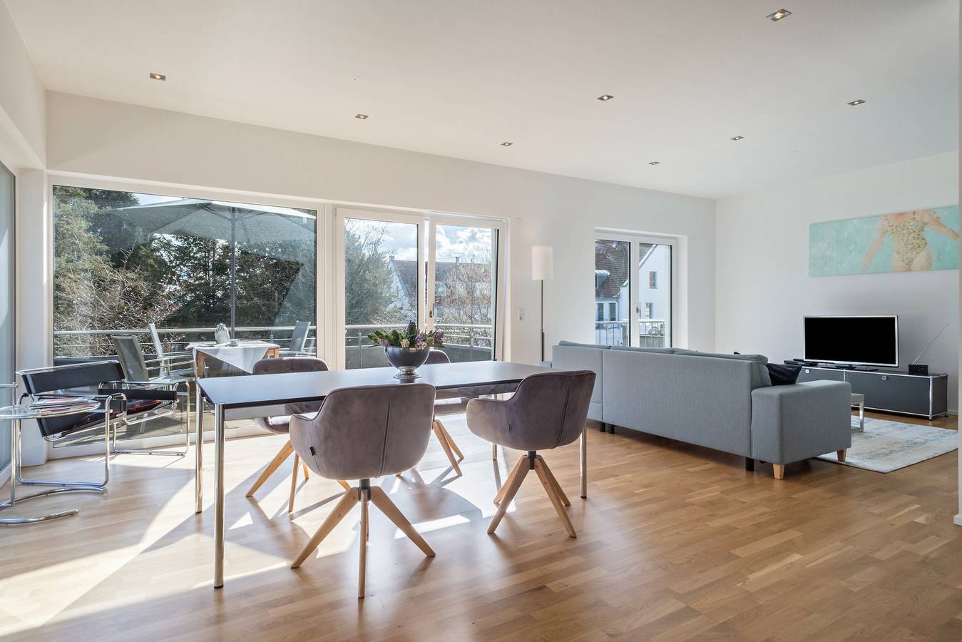Ganze Wohnung, Ferienwohnung 'Parkside' mit Bergblick, Balkon und Wlan in Lindau, Bayerisch Schwaben