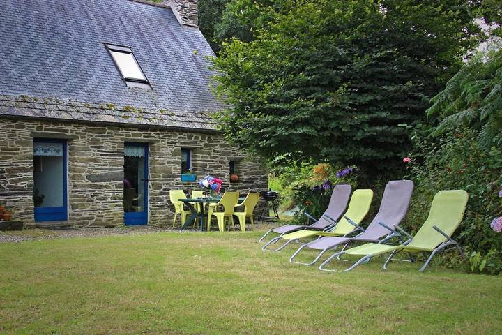 Chalet pour 4 personnes, avec jardin en Bretagne