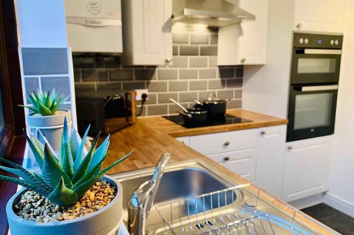 Ferienhaus für 5 Personen, mit Balkon und Garten