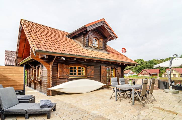 Ferienhaus für 6 Personen, mit Garten und Seeblick in Heede