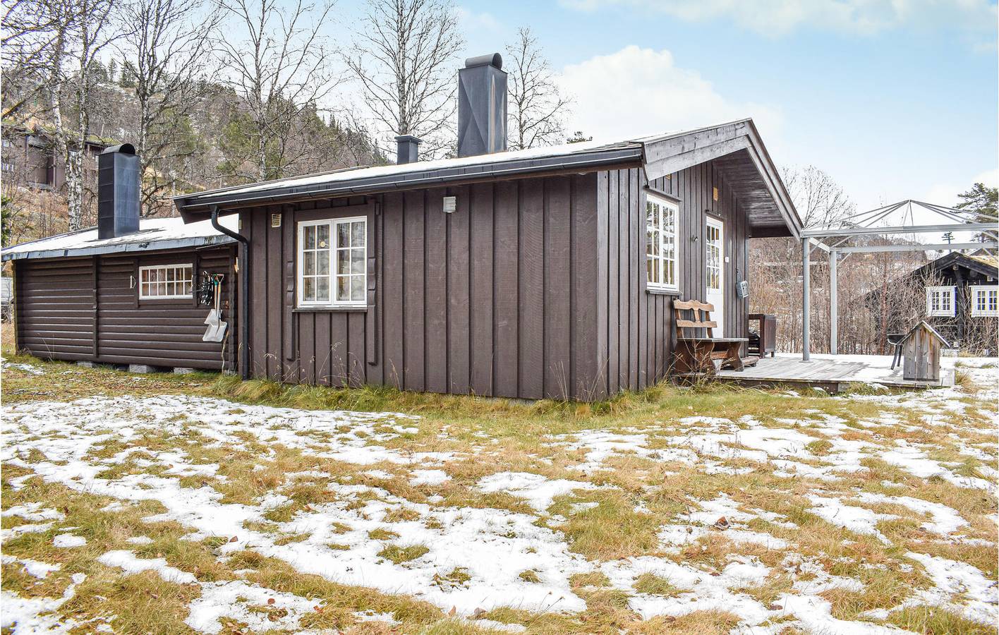 Maison de vacances pour 7 personnes avec jardin in Vinje